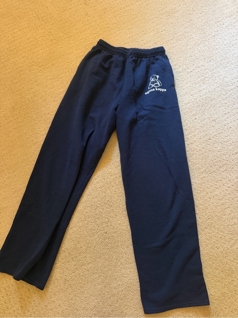 Sigma Kappa Women's Navy Logo Sweatpants